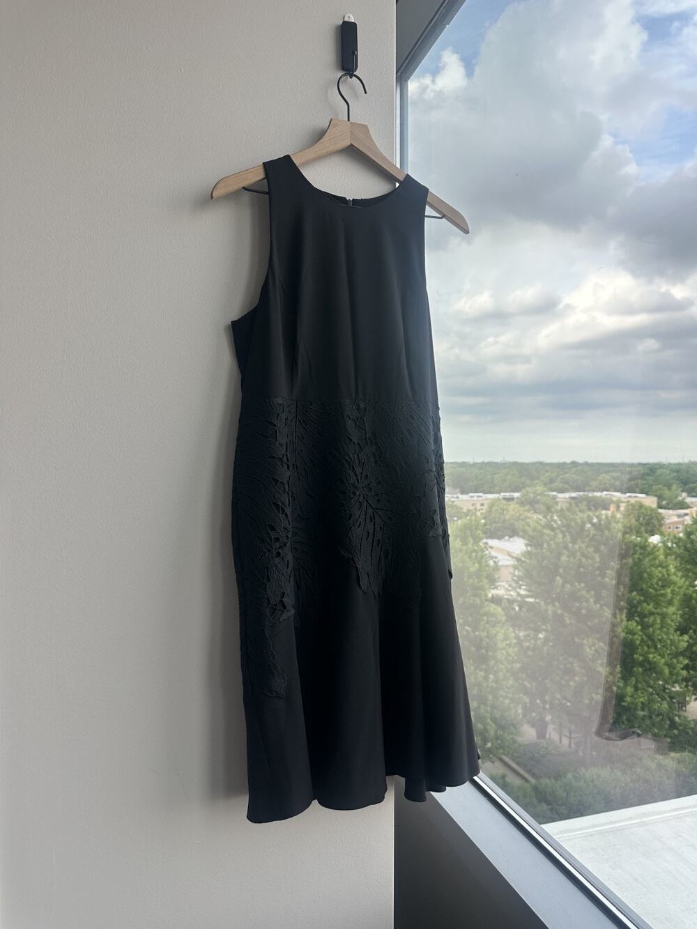 Hutch Black Cocktail Sleeveless Midi Dress Size 12